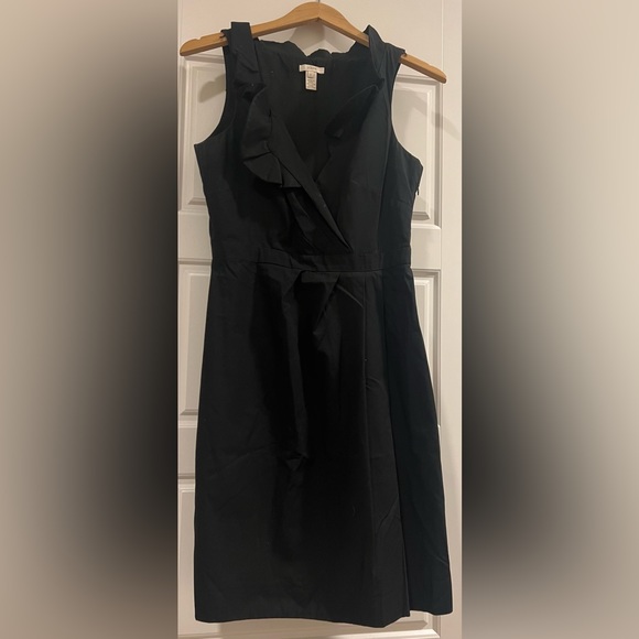 J. Crew Dresses & Skirts - J. Crew Ruffle V-Neck Side Pleated Suit Dress